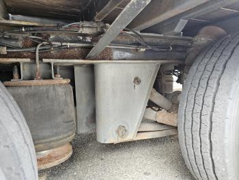 SEMI TRAILER / EXTENDABLE / 2 X STEERING AXLE / WHEEL WELL / RAD MULDE
